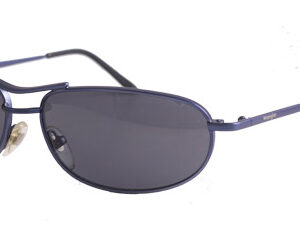 Dusty blue shades with dark blue lenses