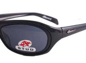 Black sunglasses with smoked shades