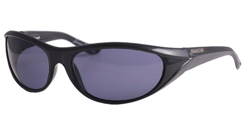 Black rounded triangle sunglasses