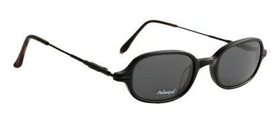 Black sunglasses with thin frames and polarized lenses
