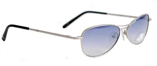 Grey shades with a blue gradient lens