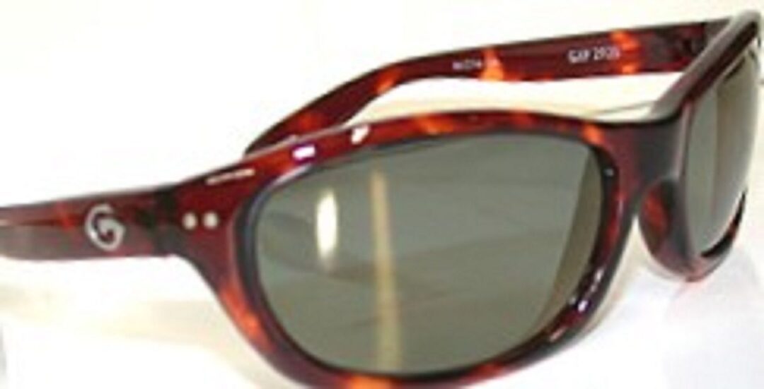 Stylish sunglasses with brown frames