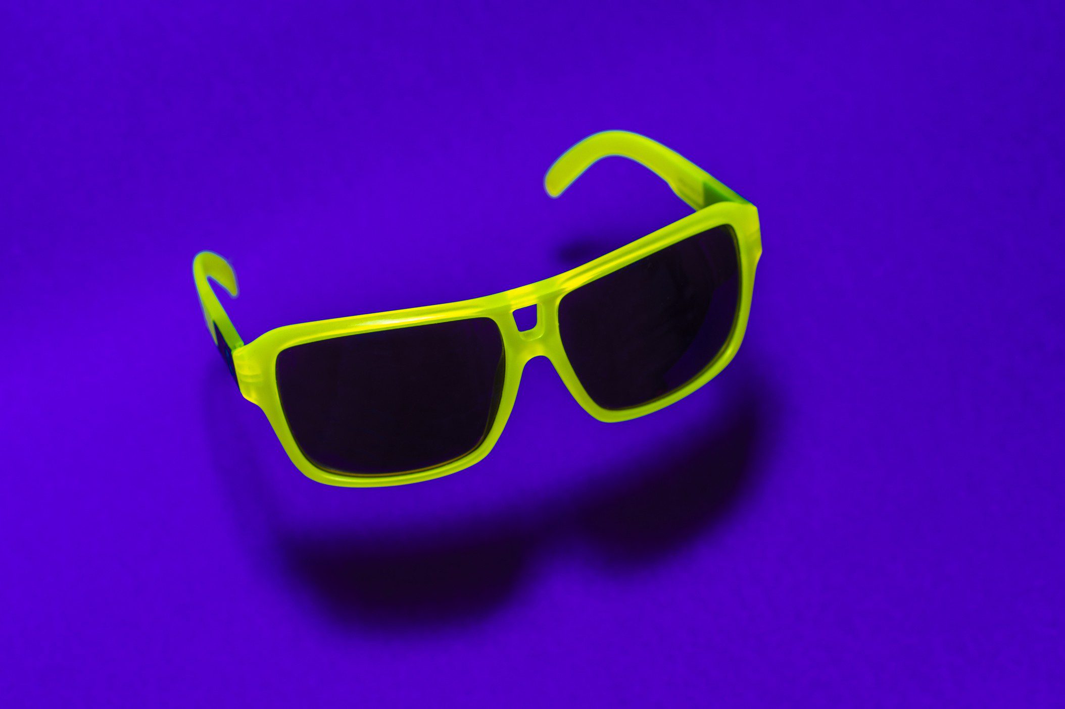 Stylish sunglasses with dark lenses