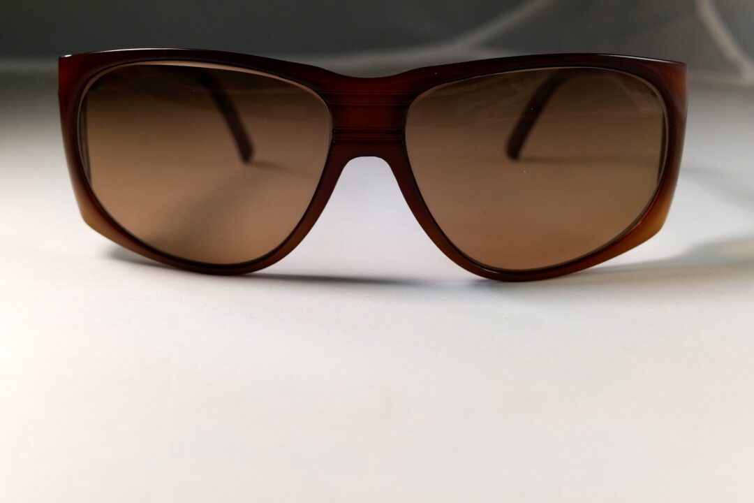 Stylish sunglasses with dark lenses