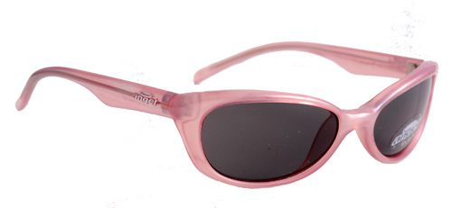Pink sunglasses with dark lenses