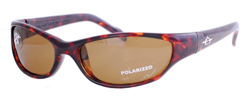 Tortoise shell polarized sunglasses