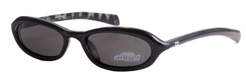 Stylish black sunglasses with logo