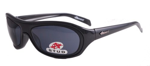 Stylish sunglasses with "Stud" sticker