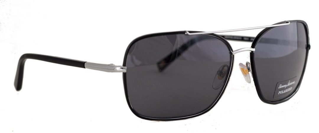 Square sunglasses with metal frame